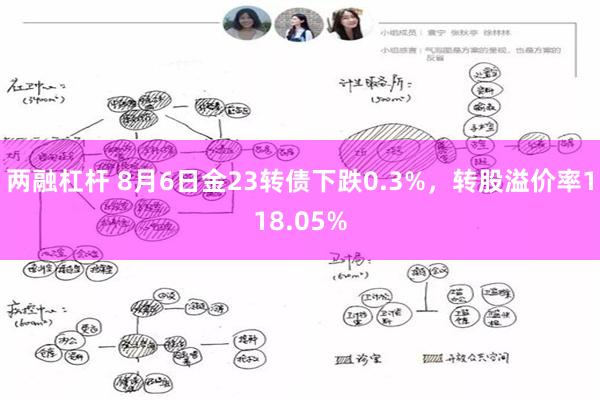 两融杠杆 8月6日金23转债下跌0.3%，转股溢价率118.05%