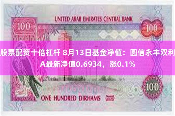 股票配资十倍杠杆 8月13日基金净值：圆信永丰双利A最新净值0.6934，涨0.1%